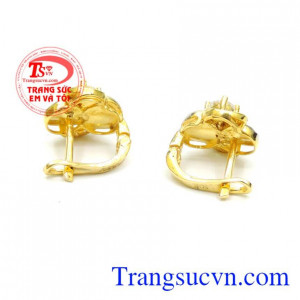 Bông tai tư sắc thiên nhiên