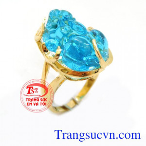 Nhẫn nữ vàng tây dành cho phái đẹp phù hợp làm quà tặng sinh nhật hoặc trong các dịp ý nghĩa