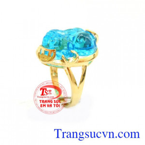 Nhẫn nữ vàng tây dành cho phái đẹp phù hợp làm quà tặng sinh nhật hoặc trong các dịp ý nghĩa