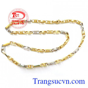 Dây chuyền nam vàng tây, dây chuyền nam đẹp, sang trọng và sáng bóng
