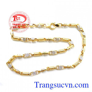 Vòng Cổ Nam Vàng Tây Mẫu Đẹp chất lượng vàng đảm bảo