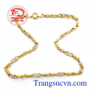Vòng Cổ Nam Vàng Tây Mẫu Đẹp chất lượng vàng đảm bảo