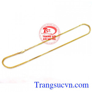 Vòng Cổ Nam Đẹp Sang Đẳng Cấp, dây chuyền nam vàng tây, dây chuyền nam đẹp