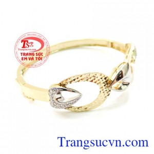 Vòng Tay Vàng Tây Korea Nữ Sang Chảnh, vòng tay vàng tây nữ nhập. 