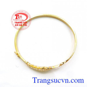 Vòng Tay Đẹp Cho Nữ Vàng 10k, vòng tay vàng tây đá quý. 