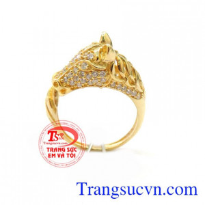 Nhẫn Nữ Vàng Tây Tuổi Ngọ 10k chất lượng vàng đảm bảo mẫu mã đẹp