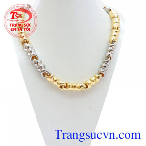 Dây chuyền nam vàng tây. Dây chuyền nam đẹp. ,dây chuyền hơn 1 cây vàng đeo rất sang trọng và nổi bật