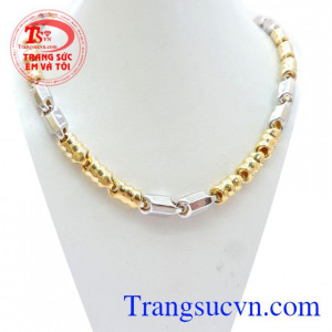 Dây chuyền nam vàng tây, dây chuyền nam đẹp, sang trọng và sáng bóng