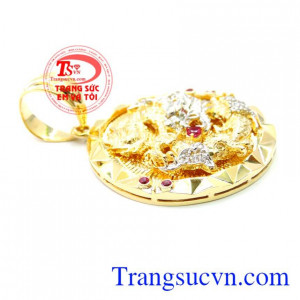 Mặt Dây Nam Rồng Vàng Cao Cấp, dây dây chuyền nam vàng tây