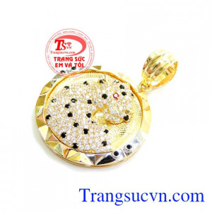 Mặt Dây Báo Vàng Nam Tính thể hiên đẳng cấp cá tính mạnh mẽ cho phái mạnh