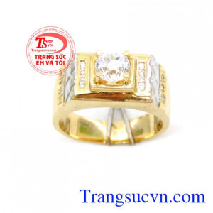 Nhẫn nam vàng 18k bản nhỏ, Điều đáng nói là để lựa chọn được mẫu nhẫn phù hợp, đẹp mắt lại tôn lên vẻ cá tính không phải chuyện dễ dàng