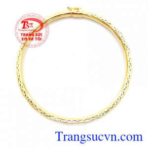 Vòng Vàng Nữ Đeo Tay , vòng tay vàng tây.