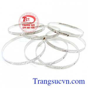 Bán Vòng Tuần Nữ Vàng Trắng 10k chất lượng cao. 