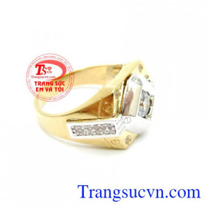 Nhẫn Nam Vàng Thời Trang Nhẫn nam vàng, Đeo hợp thời trang, chất lượng vàng đảm bảo đeo bền đẹp sáng bóng, tinh tế và sang trọng dành cho phái mạnh