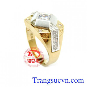 Nhẫn Nam Vàng Thời Trang Nhẫn nam vàng, Đeo hợp thời trang, chất lượng vàng đảm bảo đeo bền đẹp sáng bóng, tinh tế và sang trọng dành cho phái mạnh