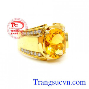 Nhẫn nam mệnh Kim 10k nhẫn nam thời trang đẹp, nhẫn nam vàng đá quý sang trọng, nhận thiết kế nhẫn nam theo yêu cầu