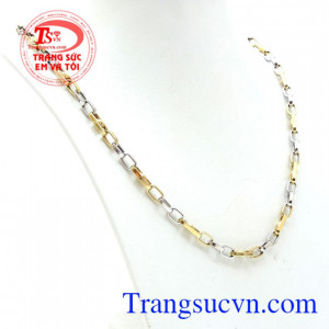 Dây chuyền nam vàng tây sang trọng
