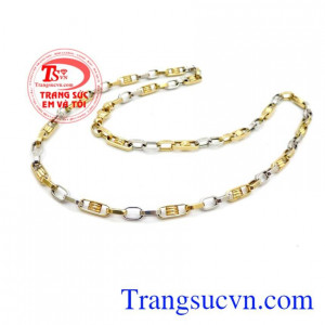 Dây vàng 18k nhập Ý may mắn