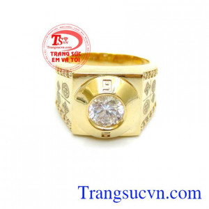 Nhẫn vàng bảo hành 6 tháng giao hàng toàn quốc thanh toán an toàn. Chiếc Nhẫn Doanh Nhân Thành Đạt