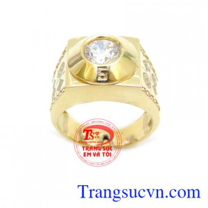Chiếc Nhẫn Doanh Nhân Thành Đạt Đeo hợp thời trang, biểu tượng cho 1 doanh nhân thành đạt, chất lượng vàng đảm đeo bền đẹp sáng bóng, tinh tế và sang trọng dành cho phái mạnh