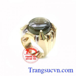 Nhẫn Nam Saphire Lịch Lãm chất lượng vàng đảm bảo