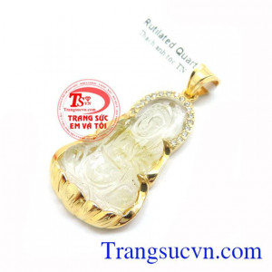 Bọc vàng 10k chất lượng sáng bóng deo gặp nhiều may mắn đem lại bình an hợp phong thủy