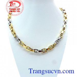 Vòng Cổ Nam Italy Kiểu Dáng Sang Trọng chất lượng vàng bảo đảm
