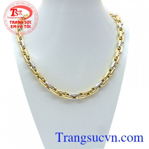Dây Chuyền Nam Ý Phong Cách, dây chuyền nam vàng tây, dây chuyền nam đẹp