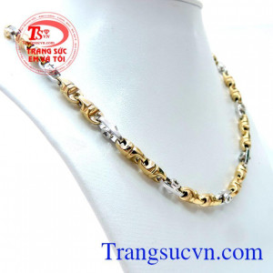 Dây Chuyền Vàng Ý Nam 18k, dây chuyền nam vàng tây, dây chuyền nam đẹp