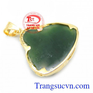 Mặt Phật Di Lặc Đá Ngọc Bích Thiên Nhiên