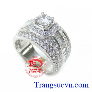 Chiếc Nhẫn Nam Cầu Kỳ chất lượng cao. Chiếc Nhẫn Nam Cầu Kỳ, nhẫn nam vàng tây, nhẫn nam đẹp