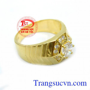 Nhẫn Nam Vàng 10K Giá Rẻ phù hợp phong cách thời trang sang trọng