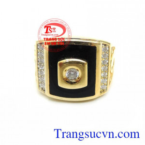 Nhẫn Nam Cá Heo Vàng 10k màu sắc đẹp, chất lượng cao, giao hàng nhanh trên toàn quốc