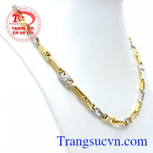 Vòng Cổ Nam Vàng 10K Tinh Tế mang lại vẻ đẹp sang trọng quý phái là dây chuyền vàng nam vừa dây chuyền nam nhỏ giá rẻ phù hợp túi tiền