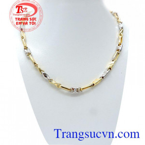 Vòng Cổ Nam Vàng 10K Tinh Tế, dây chuyền nam vàng tây, dây chuyền nam đẹp mang lại vẻ đẹp nam tính cho đấng mày râu