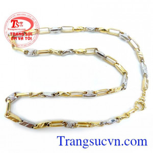 Vòng Cổ Nam Vàng 10K Tinh Tế mang lại vẻ đẹp sang trọng quý phái là dây chuyền vàng nam vừa dây chuyền nam nhỏ giá rẻ phù hợp túi tiền