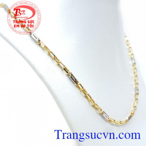 Dây Chuyền Mắt Xích Đẹp, dây chuyền nam vàng tây, dây chuyền nam đẹp