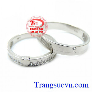 Cặp Nhẫn Cưới Chung Thủy chất lượng cao