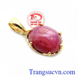 Mặt Dây Chuyền Đá Quý Ruby Nữ, mặt dây vàng tây đá quý, mặt dây chuyền nữ đẹp.