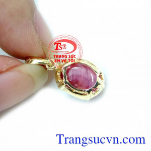 Mặt Dây Chuyền Đá Quý Ruby Nữ