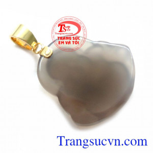 Mặt dây Phật bọc vàng