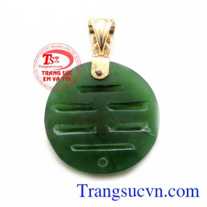 Bán Mặt Ngọc Móc Vàng 14K Đẹp chất lượng cao.