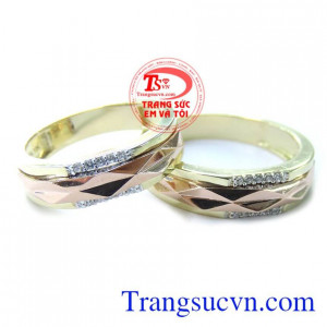 Nhẫn Cưới Sánh Duyên, nhẫn cưới vàng tây, nhẫn cưới đẹp