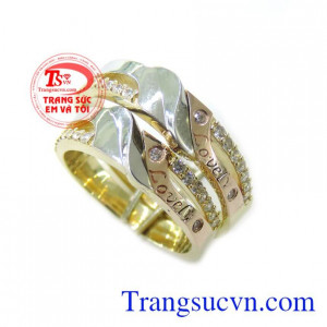 Cặp Nhẫn Cưới Lovely Sang Trọng