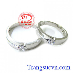 Nhẫn cưới vàng đôi hoàn hảo yêu thương trọn vẹn thủy chung son sắc