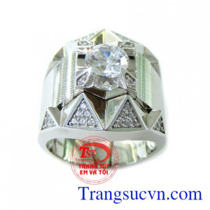 Chiếc Nhẫn Vàng Trắng Đẹp 2017 chất lượng cao. Chiếc Nhẫn Vàng Trắng Đẹp 2017, nhẫn nam vàng tây, nhẫn nam 10k đẹp