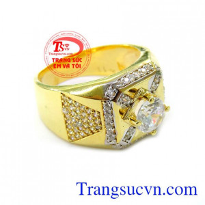 Nhẫn Vàng 10k Dũng Mãnh chất lượng cao, Nhẫn Vàng 10k Dũng Mãnh, nhẫn nam vàng tây, nhẫn nam đẹp. kiểu dáng tinh tế, dễ dàng phối hợp với nhiều trang phục kể cả trong những buổi dạ tiệc sang trọng lẫn môi trường làm việc cùng với phong cách hiện đại, sang