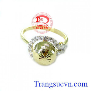 Nhẫn Nữ Vàng Xinh chất lượng cao. Nhẫn Nữ Vàng Xinh, nhẫn nữ vàng tây, nhẫn nữ đẹp