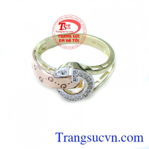 Nhẫn Nữ Chữ G Thời Trang chất lượng cao. Nhẫn Nữ Chữ G Thời Trang, nhẫn nữ vàng tây, nhẫn nữ đẹp