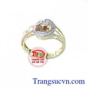 Nhẫn Nữ Chữ G Thời Trang chất lượng cao. Nhẫn Nữ Chữ G Thời Trang, nhẫn nữ vàng tây, nhẫn nữ đẹp